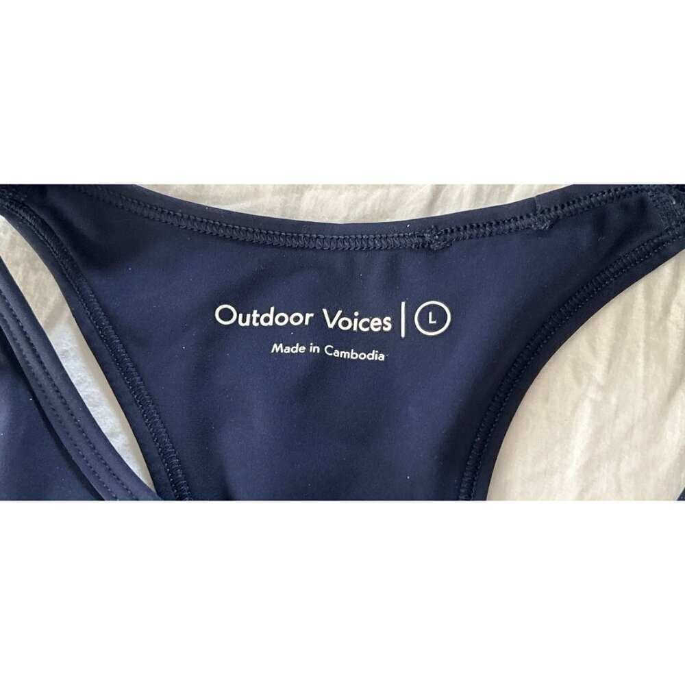 Outdoor Voices Doubles Dress Athletic Yoga Tennis Navy Blue Athletic Workout - Picture 5 of 7